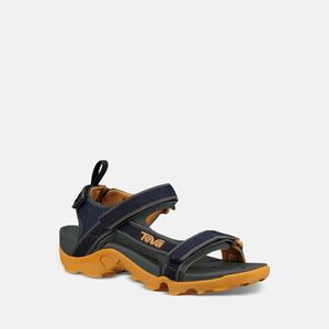 Teva Tanza Sandalen Kinder Grau/Orange Reduziert [MOYI49310]